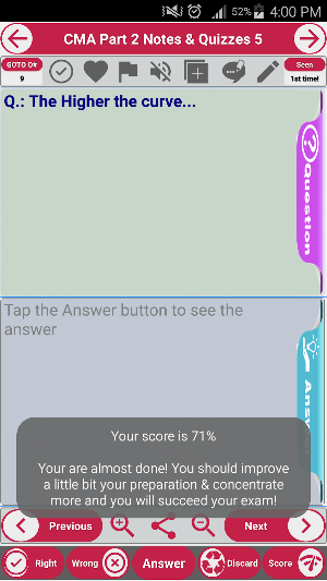 CMA Part 2 : 2200 Study Notes,Concepts & Quizzes Screenshot 3
