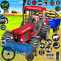 Drive Tractor Farming Games 3D