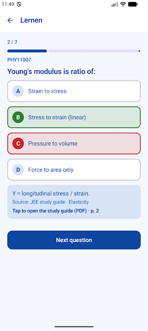 JEE Main & Advanced Prep 2026 Screenshot 1