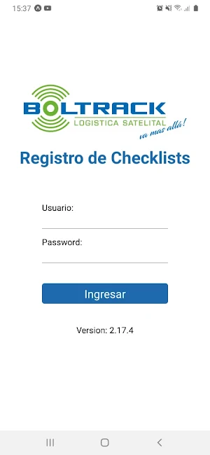 Gestion de Checklist Vehicular Screenshot 0