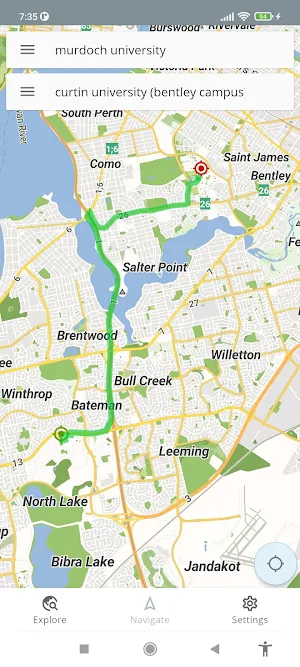 Perth Australia Offline Map Screenshot 1
