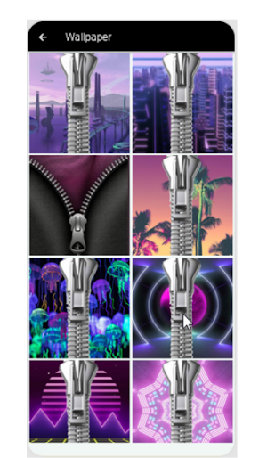 Zipper Lock Screen Offline Screenshot 1