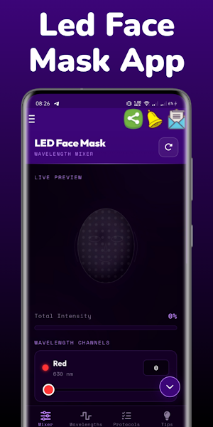 Led Face Mask App Screenshot 3