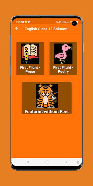 Class 12 English Solutions Screenshot 0