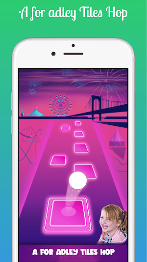 a for adley Music Tiles Hop Screenshot 1