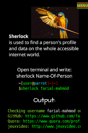 Parrot OS : Vulnerability Analysis in Parrot Linux Screenshot 3