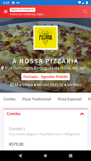 A Nossa Pizzaria Screenshot 0
