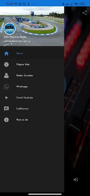 Info Motores Radio Screenshot 1