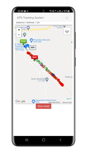 Rilapp Railway GPS Tracking Screenshot 3