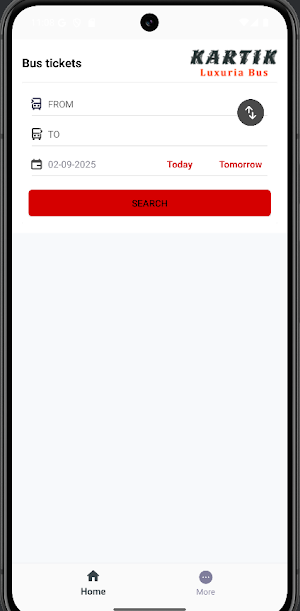 Kartik Luxuria Bus Screenshot 0