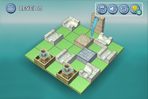 Flow Water Fountain 3D Puzzle Screenshot 1