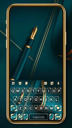 Luxury Business Keyboard Background Screenshot 0