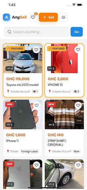 AnySell Screenshot 2