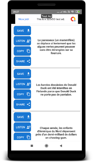 Facts About World  In French Screenshot 2