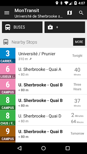 Sherbrooke STS Bus - MonTransit Screenshot 0