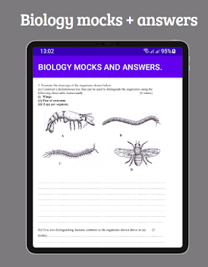 Biology; Mocks and answers. Screenshot 0