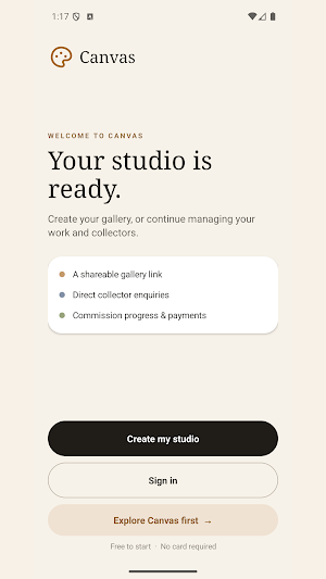Canvas – Artist Studio Screenshot 2