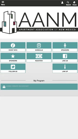 AANM Events Screenshot 1