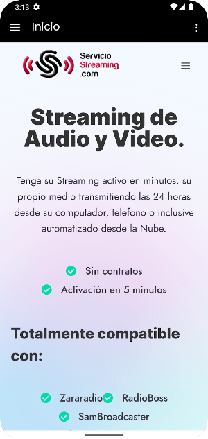 ServicioStreaming Screenshot 1