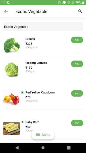 Veggie Xpress Screenshot 2