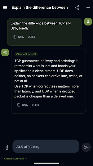 WidelAI: AI Chat Workspace Screenshot 0