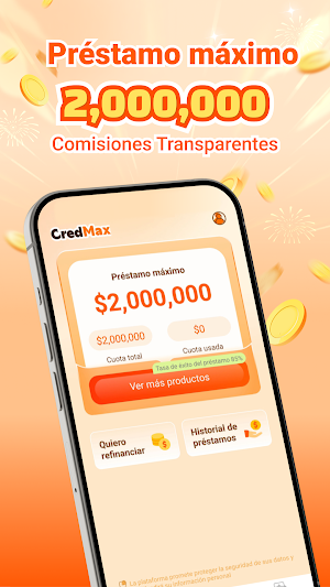 CredMax-seguro y rápido Screenshot 0
