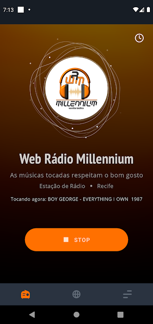 Web Rádio Millennium Screenshot 2