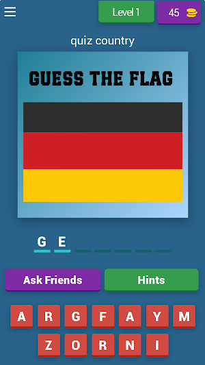 Guess the flag :geography quiz Screenshot 1