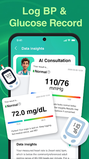 Heart Rate Monitor - Track BP Screenshot 2