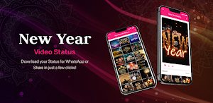 Happy New Year Video Status Screenshot 0