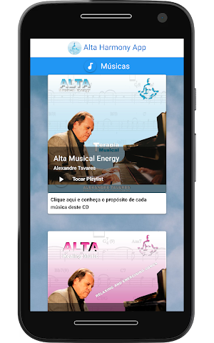 Alta Harmony App Screenshot 1