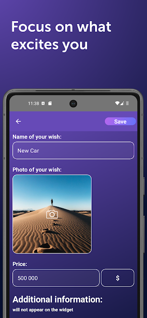 Vision board – Lucky Widget Screenshot 1
