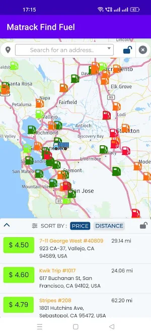 Matrack Fuel Finder Screenshot 1