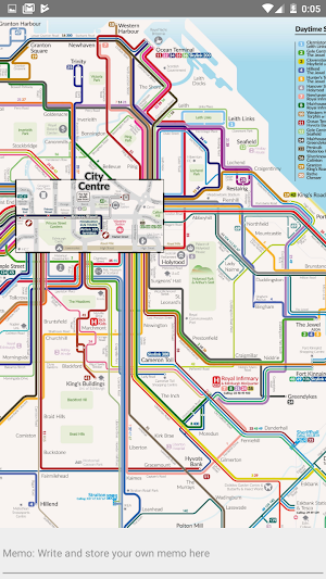 EDINBURGH BUS TRAIN MAP Screenshot 2