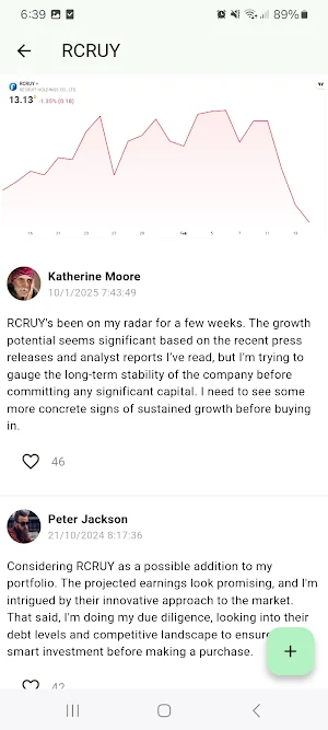 OTC Stock Forum Screenshot 1