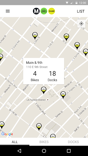 Metro Bike Share Screenshot 0