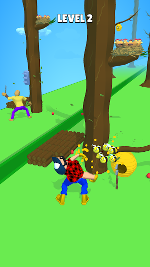 Wood Chop Race Screenshot 2