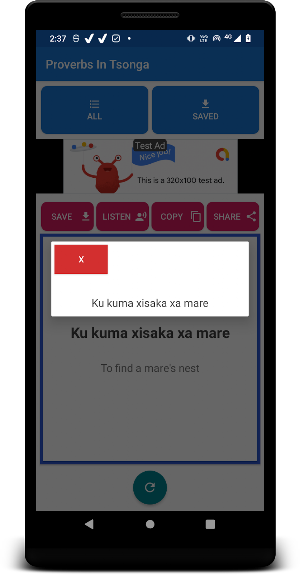 Proverbs In Tsonga Screenshot 1