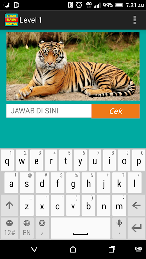 Tebak Nama Hewan Screenshot 3