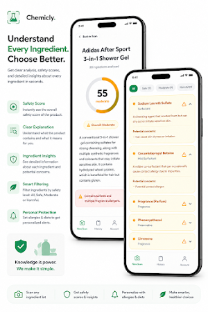 Chemicly - AI Chemical Scanner Screenshot 1