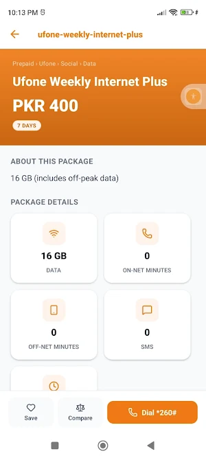 Ufone Packages - Pakistan Screenshot 2