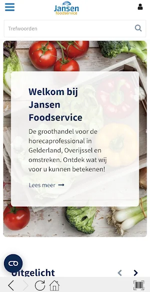 Jansen Foodservice Screenshot 0