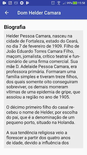 Dom Helder Camara Screenshot 3