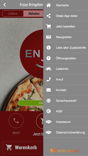 Enjoy Bringdienst Screenshot 2