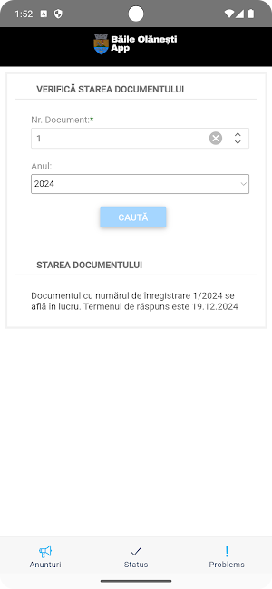 Baile Olanesti App Screenshot 1