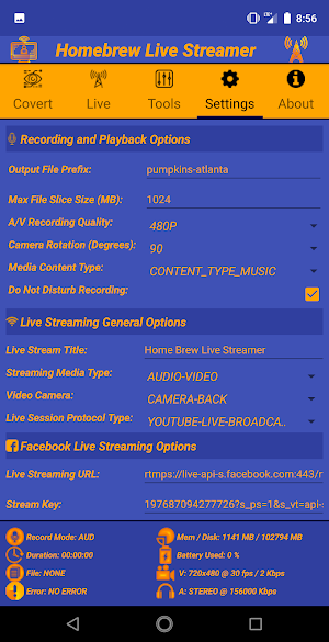 Home Brew Live Streamer Screenshot 3