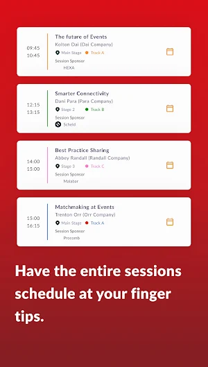 Conference News Events Screenshot 1
