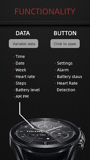 ZKin Watch Face Elegant grey Screenshot 1