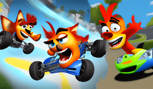Crash tag team kart racing Screenshot 1