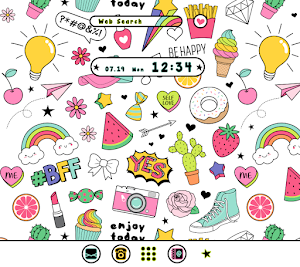 Cute Wallpaper Pop Art Theme Screenshot 0